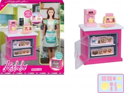 Panenka kuchařka 30 cm s kuchyňskou skříňkou a doplňky