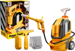 dětská tlaková myčka s vodní funkcí se stěrkou, houbou a utěrkou