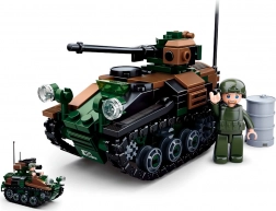 Sluban Model Bricks malý tank Wiesel 2v1 stavebnice