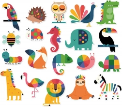 VILAC magnetky duhová zvířátka, 20 ks