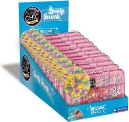 Crazy Chic fabrika zpráv – kreativní sada na náramky CLEMENTONI