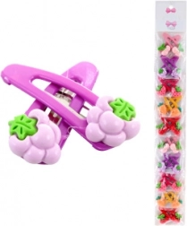 Sponky do vlasů s ovocným motivem, 2 ks