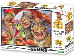 Puzzle Selfie Raptor s 3D Efektem, 100 dílků