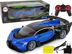 rc sportovní auto 1:12 s otevíráním dveří na dálku a led světly