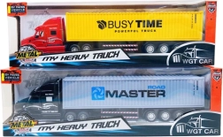 kovový kamion mega truck s návěsem