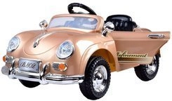 Stylové retro elektrické autíčko s 2 motory 12 V a dálkovým ovládáním – Lakovaná