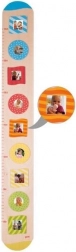 Goki dřevěný růstový metr s fotorámečky