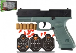 Pistole na pěnové náboje s terči