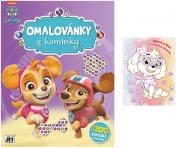 Omalovánky s kamínky Tlapková patrola A4