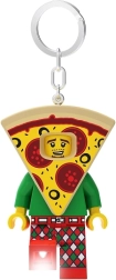 Lego přívěsek na klíče Pizza – svítící minifigurka s LED