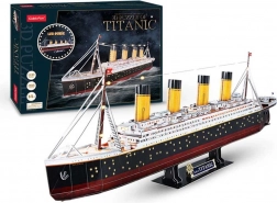 Svítící 3D puzzle Titanic 266 dílků