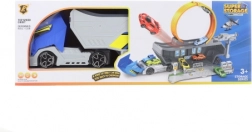 Kamion s vystřelovací dráhou pro děti