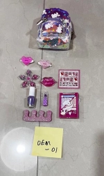 Dětská stylistická sada s kosmetickým batůžkem