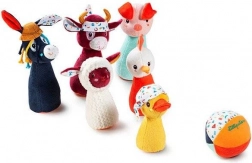 Lilliputiens měkké kuželky farma s rolničkou 12 m+