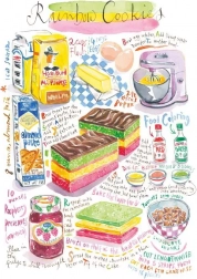 Puzzle magnolia duhové sušenky 1000 dílků