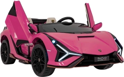 Dětské elektrické autíčko Lamborghini Sian 24V – Růžová