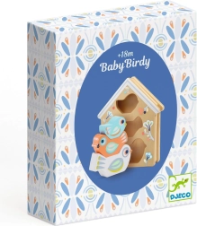 Djeco vkládací puzzle ptačí budka