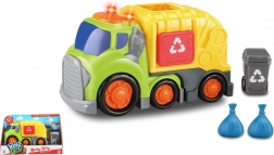 Popelářský vůz se světlem a zvukem Kiddy Go!, 19,5 cm