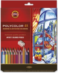 Umělecké pastelky KOH-I-NOOR Polycolor, 48 ks