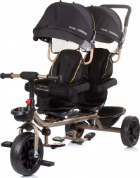 Tříkolka pro dvojčata Hip Hop od Chipolino – Ebony