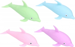 mačkací delfín do koupele se světlem 16 cm