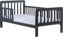 Dětská postel se zábranou Drewex Nidum 140 × 70 cm grafit