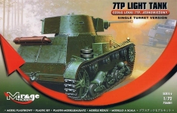 Polský lehký tank 7TP – jednověžová verze 1:72 stavebnice