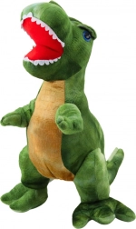 Plyšový dinosaurus zelený s texturou kůže