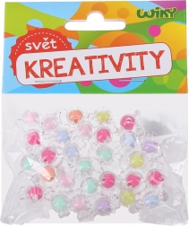 Barevné korálky mix 16 mm