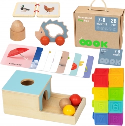 Montessori krabice XXL Tooky Toy pro děti 7-8 měsíců