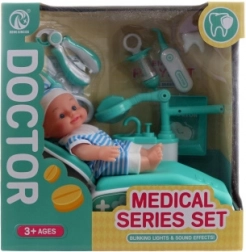 zubařská sada s panenkou a doplňky