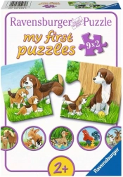 Ravensburger moje první puzzle – zvířecí rodiny 9×2 dílků