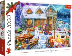 Puzzle 1000 dílků TREFL Zimní čas XMAS