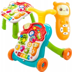 Chodítko pchací 5v1 barevné