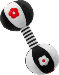 Senzorická kontrastní hračka s chrastítkem Akuku činka