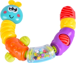 Skládací chrastítko housenka pro miminka