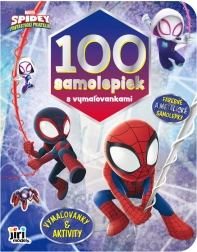 100 samolepek s omalovánkami spidey