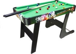 Skládací dřevěný biliardový stůl pro děti s příslušenstvím