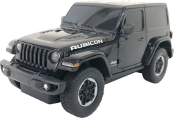 Dálkově ovládané auto Rastar Jeep Wrangler JL 1:24 černé