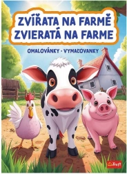Omalovánky Zvířata na farmě 20 × 27,5 cm