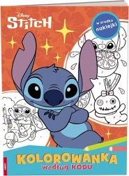 Disney Stitch omalovánka podle kódu