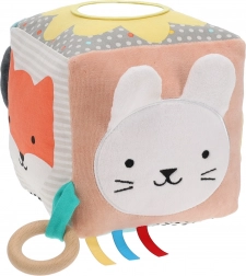 Textilní motorická kostka pro miminka od Petit Collage