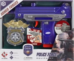 Svítící a zvuková dětská pistole na baterie