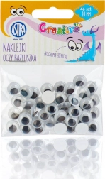 Samolepicí oči 10 mm ASTRA CREATIVO – Bazilišek
