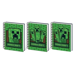Minecraft lentikulární zápisník A5 Creeper