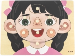 Dřevěná vkládačka – holčička