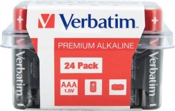 alkalické baterie AAA 1,5 V 24 ks VERBATIM