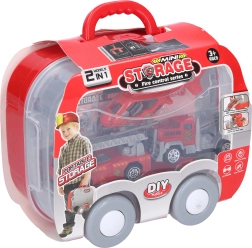 Hasičská stanice v kufříku s českým obalem