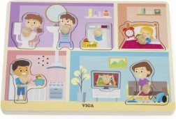 Dřevěná zvuková vkládačka – činnosti