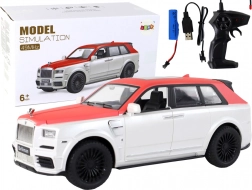 RC auto 1:20 bílo‑červené s dálkovým ovládáním